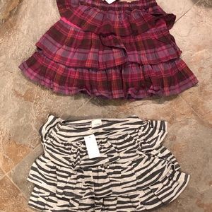 NWT girls Gap skirts - size 4